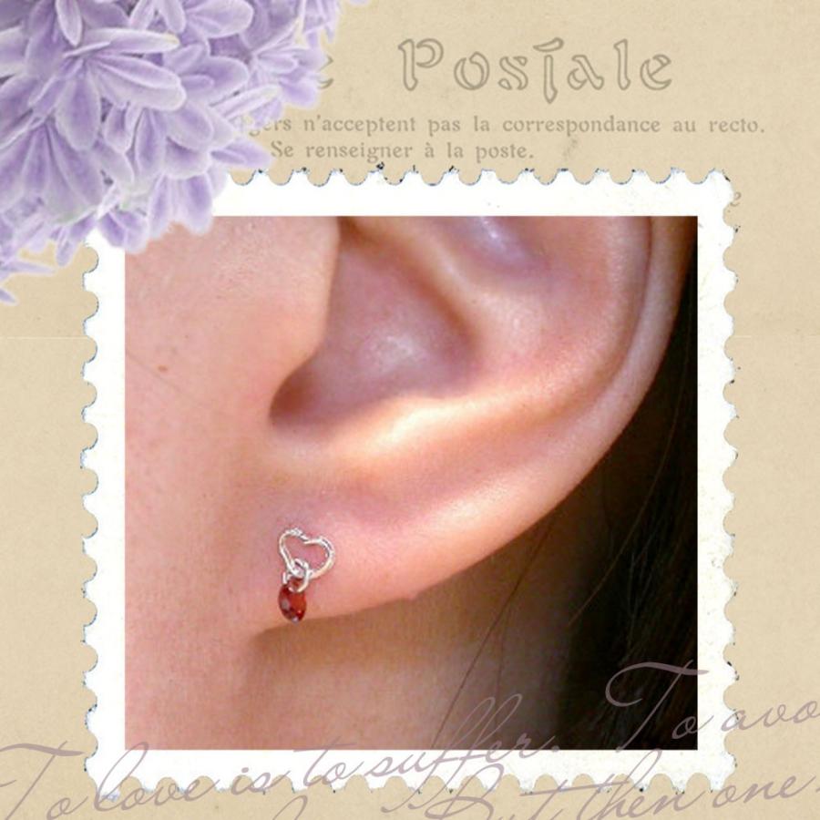 ガーネット ピアス K14 レディース メンズ ホワイトゴールド ピアス シンプル 男性 女性 ペア にも 大きいサイズ 可愛い おしゃれ J Fourm 通販 Yahoo ショッピング