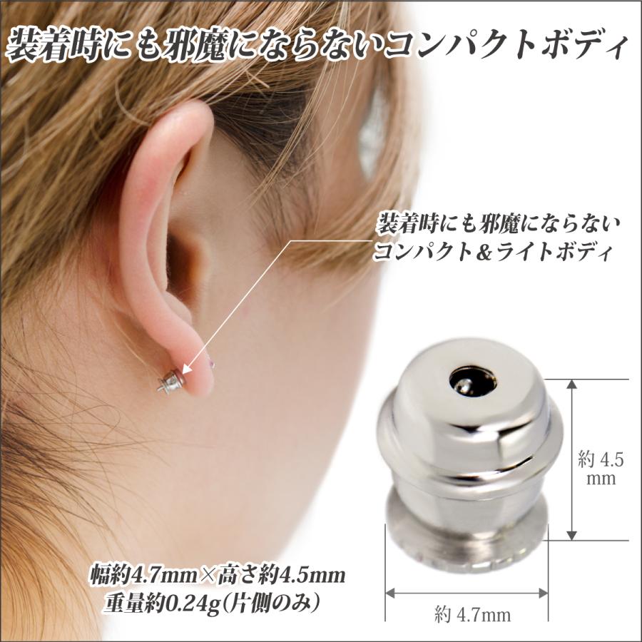 キュービックジルコニア ピアス 薄型6本爪 5mm K10 ホワイト キュービックジルコニア ピアス 薄型6本爪 5mm K10 ホワイト