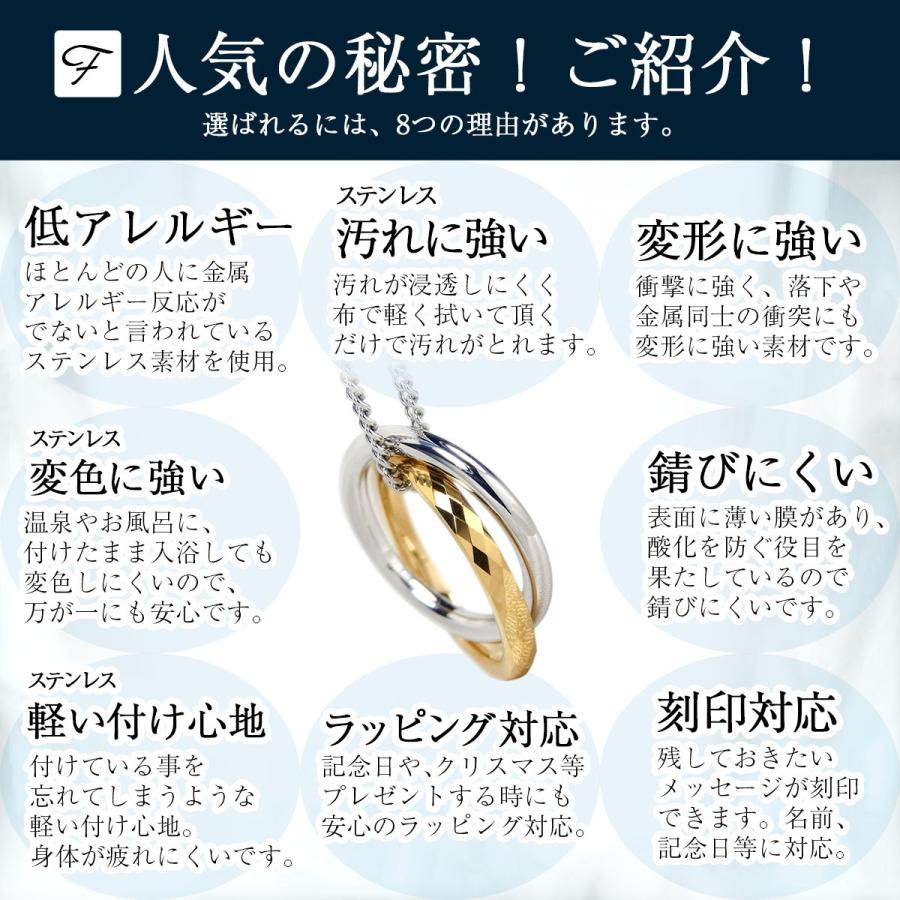 ペアネックレス 刻印 リング 無料 アレルギー対応 ステンレス レディース 指輪 メンズ タングステン 2連 ピンク ブルー イエローゴールド ブラック 名入れ リン Gad Lytp7047 Set J Fourm 通販 Yahoo ショッピング
