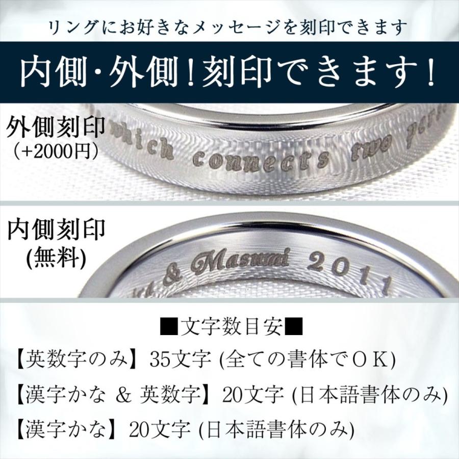 4℃ ペアリング 男性用のみ 刻印あり 15号 ペアリング 天然ダイヤモンド他 誕生石が選べるアニバーサリー