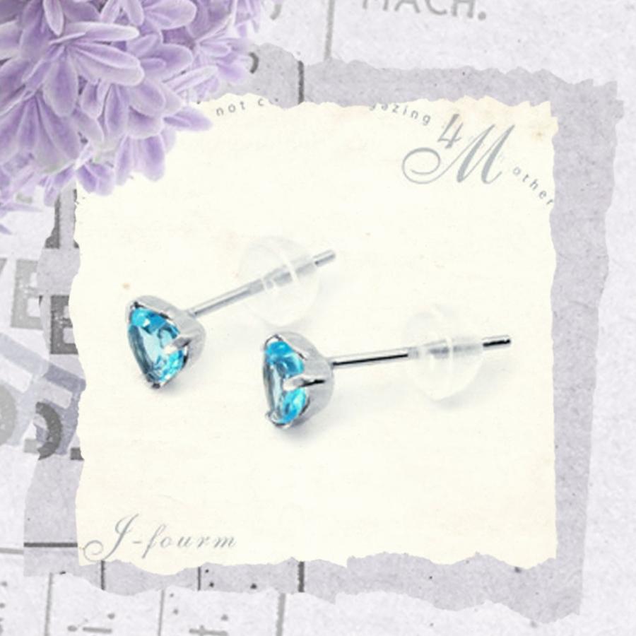 K10 ホワイトゴールド ピアス ハート レディース メンズ ラップドin