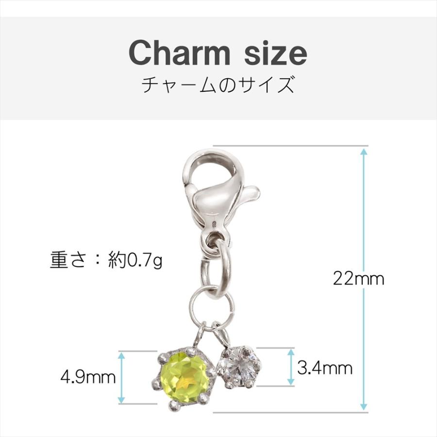 ペリドット マスク チャーム ピンクゴールド ステンレス パーツ バッグ