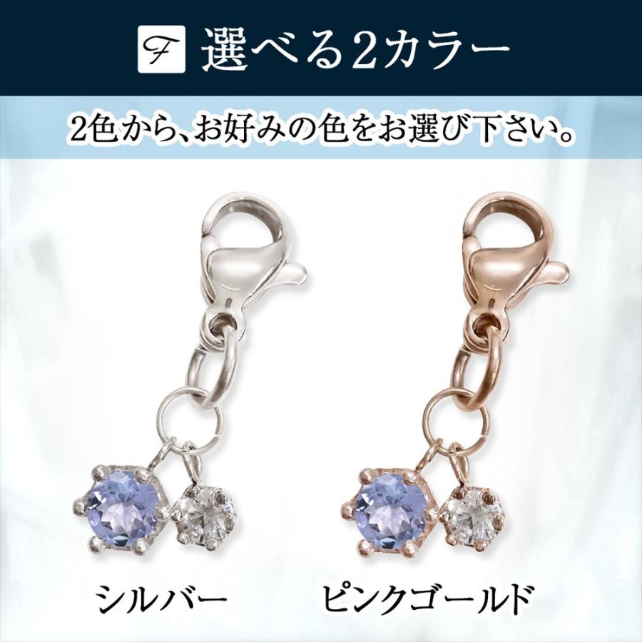 タンザナイト マスク チャーム ピンクゴールド ステンレス パーツ