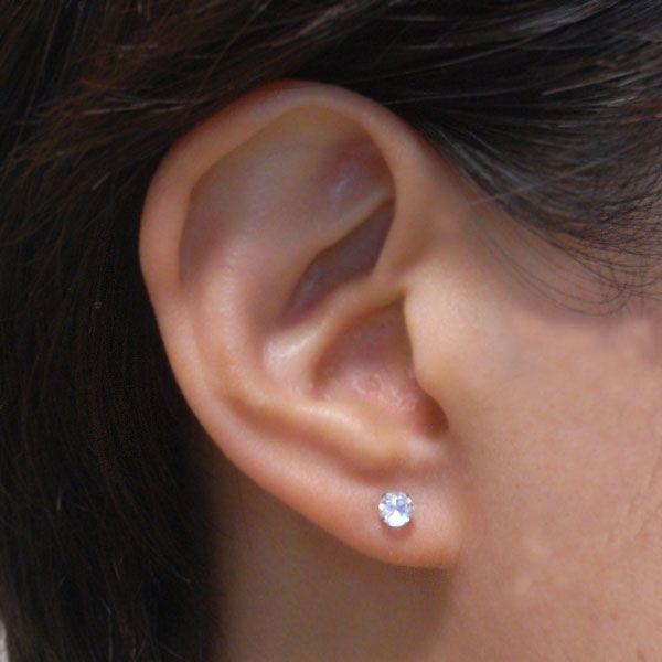 ブルームーンストーン ピアス プラチナ レディース メンズ Pt900 片耳用 4mm 6月 誕生石 定番 スタッド 4mm 送料 無料 ピアス シンプル 男性 女性 ペア にも 大 |  | 05