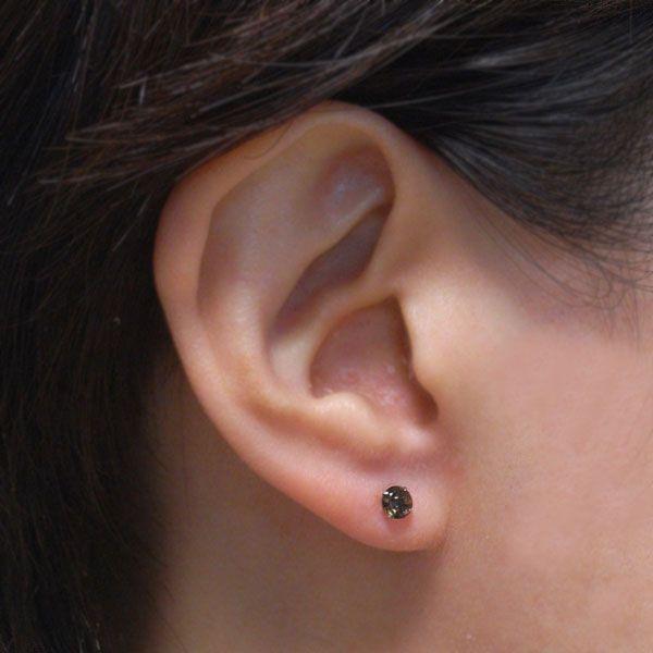 プラチナ pt900 ピアス スタッド レディース メンズ スモーキークォーツ 4mm 片耳用 ピアス シンプル 男性 女性 ペア にも 大きいサイズ 可愛い おしゃれ |  | 05