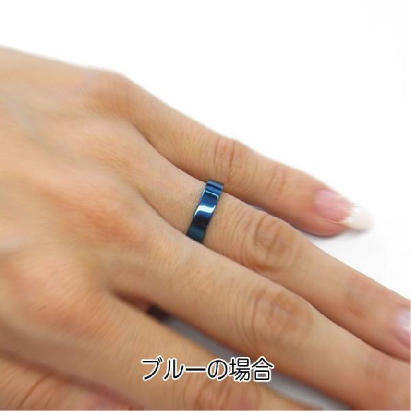 サージカル ステンレス リング 刻印 アレルギー対応 4mm 平打ち