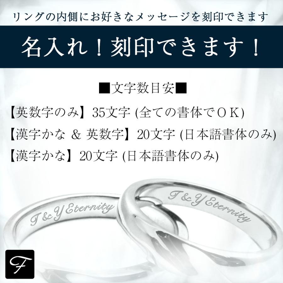 ペアリング 刻印 シンプル シルバー 925 ウェーブリング 2個 リング