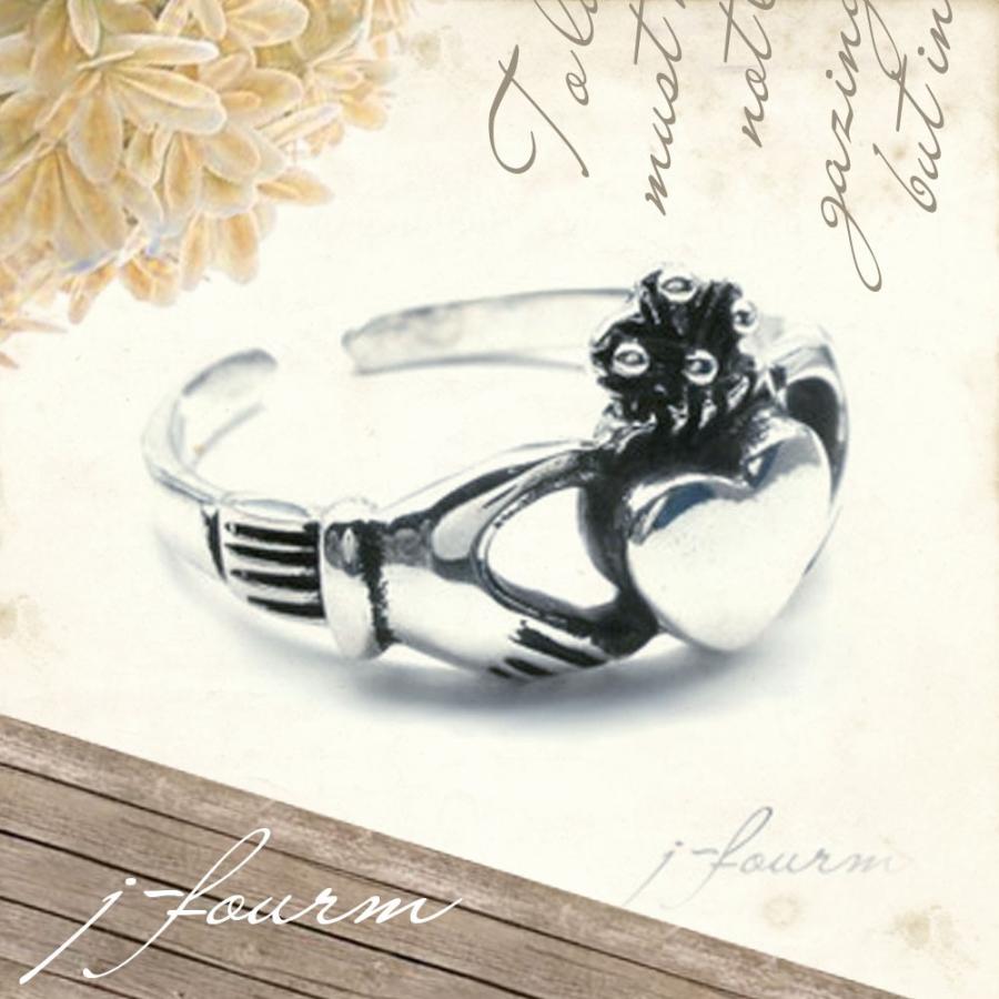 シルバー925 リング クラダ レディース メンズ トゥ 指輪 ハート