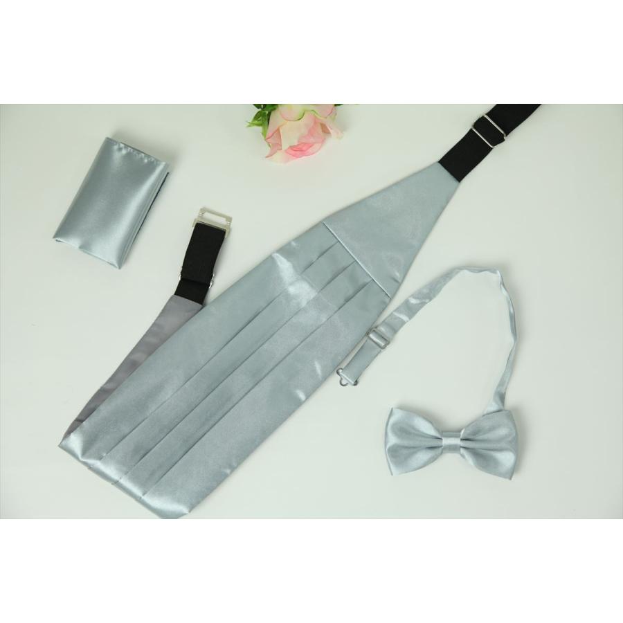 蝶ネクタイ カマーバンド ナフキン 3点セット フォーマル