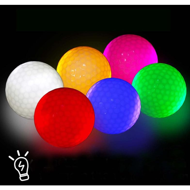 新品●ゴルフボールセット 6種類●合計34個 光 ゴルフボール 6個セット[品番：BCYW0031808]｜BACKYARD