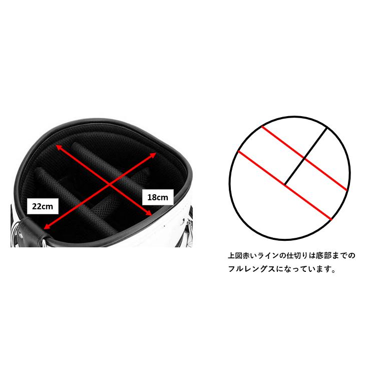 キャディバッグ PGM ゴルフバッグ メンズ レディース キャスター