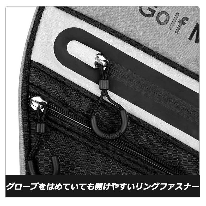 ゴルフキャディバッグ カート型 14分割 PGM メンズ レディース 撥水