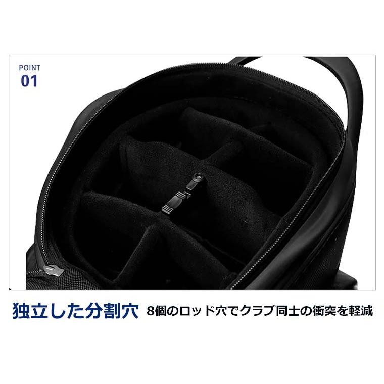 爆買 キャディバッグ 4輪キャスター ポータブルゴルフバッグ PGM