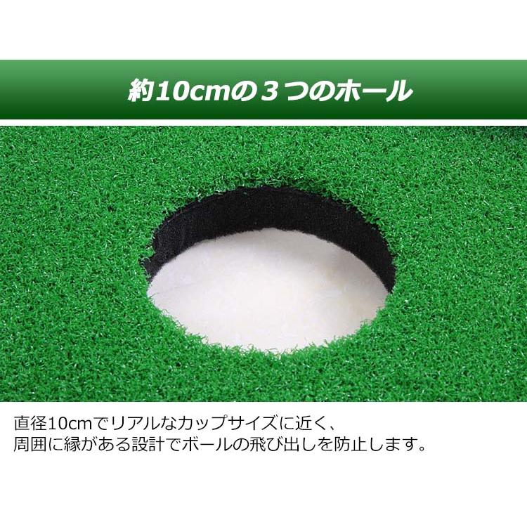 大型ゴルフパターマット パター 練習 パット BIG 傾斜付き 118gpp03