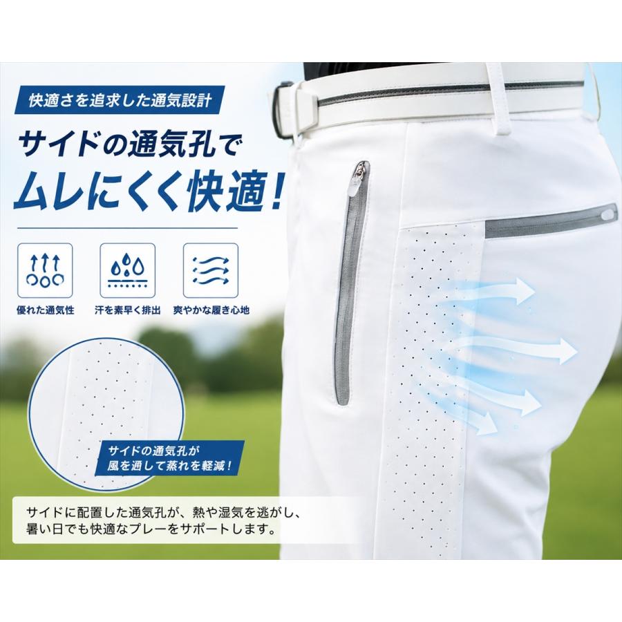 ゴルフハーフパンツ PGM ショートパンツ プロも使用 撥水 薄生地 軽量