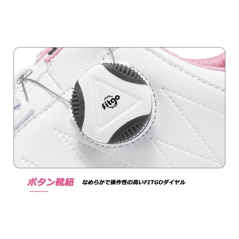 PGM ゴルフシューズ レディース ダイヤル式 スパイクレス スニーカー