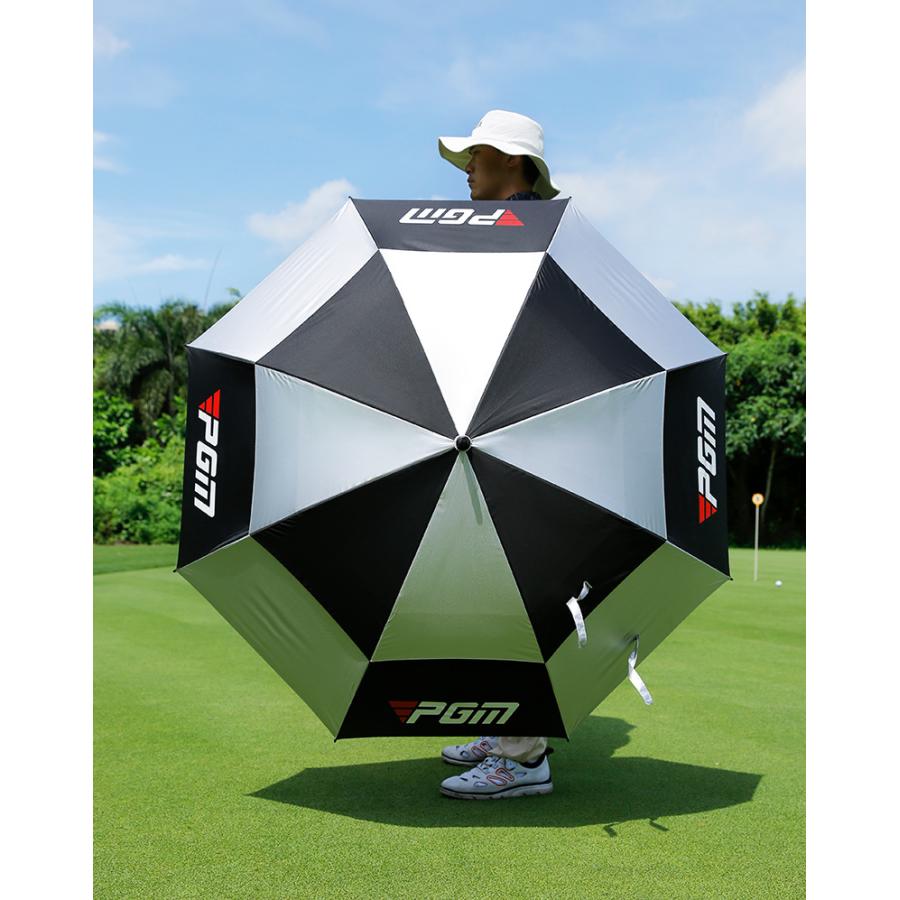ゴルフ用傘 PGM ゴルフ 傘 晴雨兼用 ワンタッチボタン 全3色 UVカット