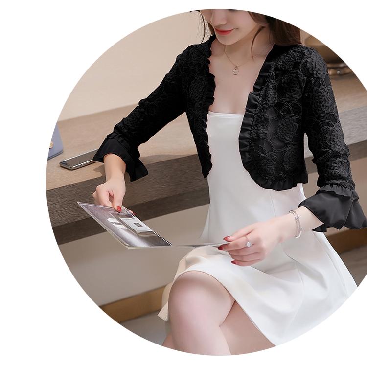 ボレロ レース カーディガン 大きいサイズ パーティー フォーマル 結婚