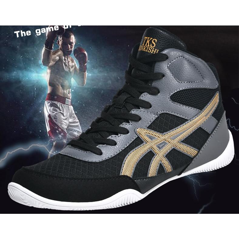 ASICS ボクシングシューズ ハイカット 青/白 ASICS ボクシングシューズ ハイカット 青/白 ボクシングシューズ