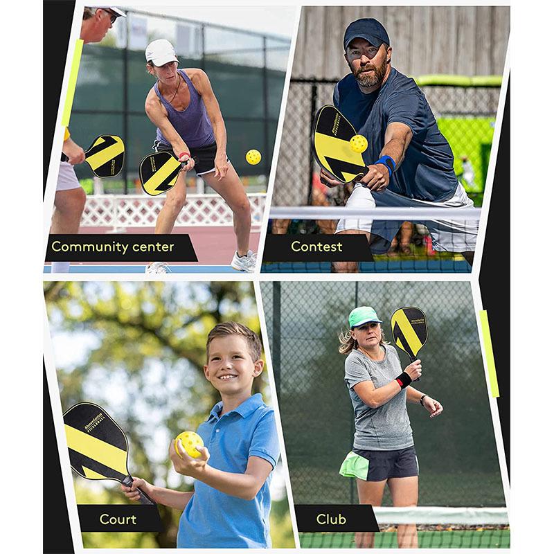 ピックルボール パドル 軽量ピクル ボール ラケット×2個 ボール4個付き