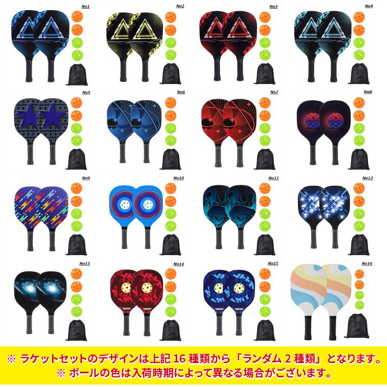 ピックルボールネットセット 公式サイズ パドル4本 ボール付 172pcb03