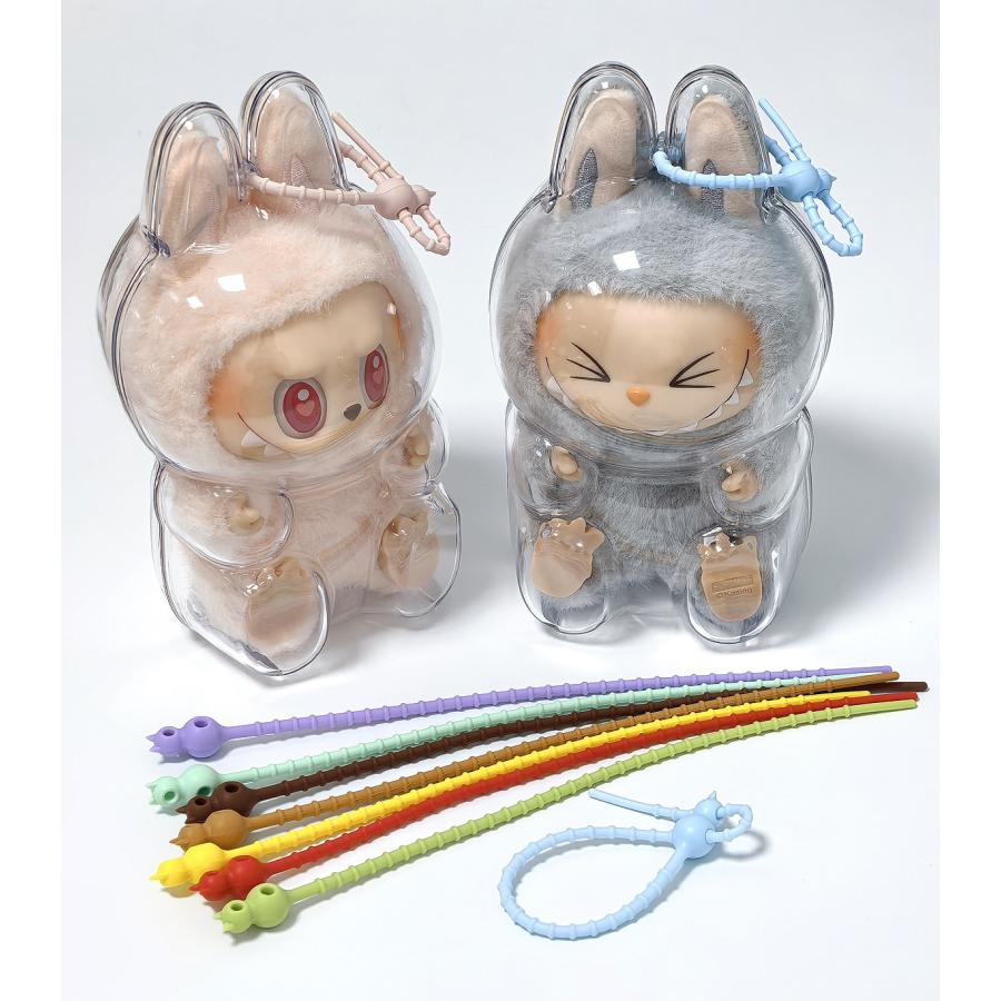 シリコンバンド 10本セット ダブルホール ラブブ labubu バッグ