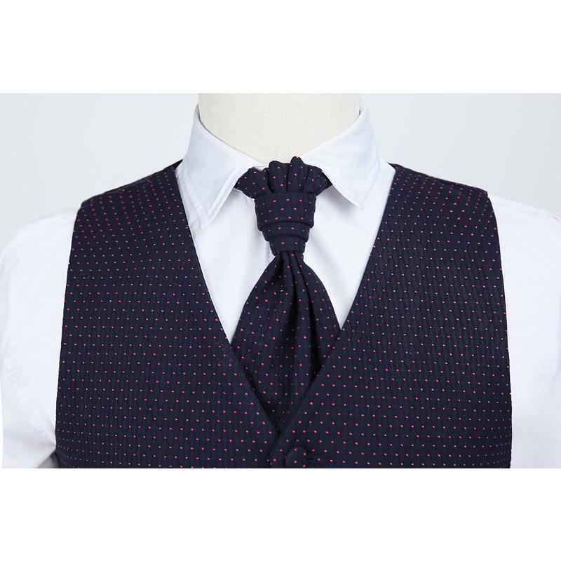 最終処分】ベスト アスコットタイ 2点セット フォーマルベスト