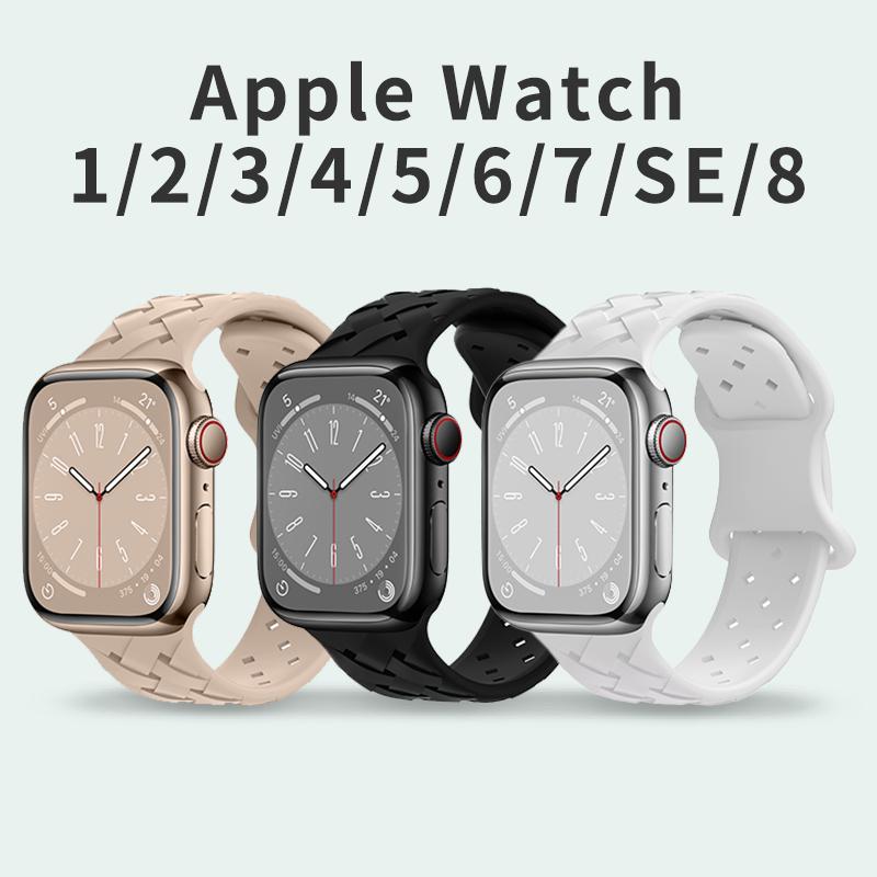 アップルウォッチ バンド apple watch スポーツバンド シリコン 冬 