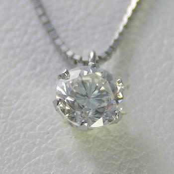 ダイヤモンド ネックレス プラチナ 一粒 0.2ct 鑑定書付 0.20ctup H