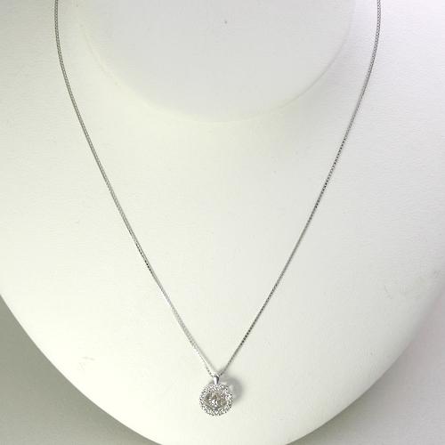 ダンシングストーン ダイヤモンド ネックレス 一粒 0.3ct 鑑定書付 0.30ctup Dカラー IFクラス 3EXカット H&C CGL_1