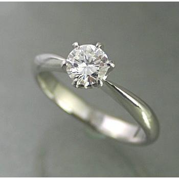 婚約指輪 シンプル ダイヤモンド 0.2カラット プラチナ 鑑定書付 0.265