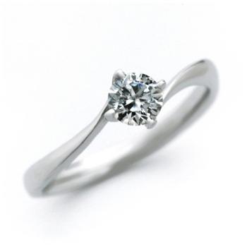 国産品 婚約指輪 鑑定書付 安い 安い プラチナ 婚約指輪 0.4カラット