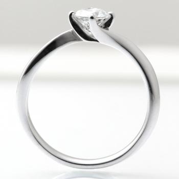 婚約指輪 安い プラチナ ダイヤモンド リング 0.4カラット 鑑定書付 
