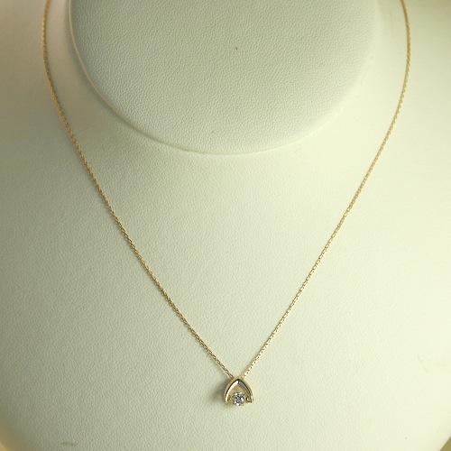 ダンシングストーン ダイヤモンド ネックレス 0.6ct 鑑定書付 0.607ct Dカラー VVS1クラス 3EXカット H&C CGL_1