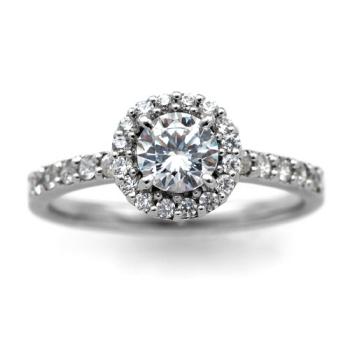 婚約指輪 プラチナ ダイヤモンド リング 0.5カラット 鑑定書付 0.515ct