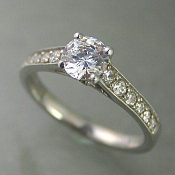 プラチナダイヤモンドリング0.5カラット 婚約指輪 安い ダイヤモンド リング プラチナ 0.5カラット 鑑定書付