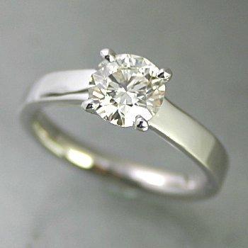 婚約指輪 エンゲージリング ダイヤモンド 0.5カラット プラチナ 鑑定