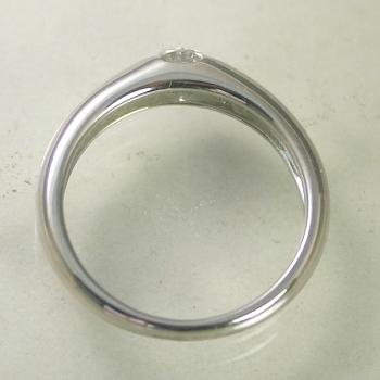 婚約指輪 エンゲージリング ダイヤモンド 0.4カラット プラチナ 鑑定