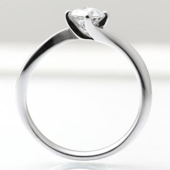 婚約指輪 安い プラチナ ダイヤモンド リング 0.2カラット 鑑定書付 0.253ct Dカラー VVS1クラス 3EXカット H&C CGLの画像