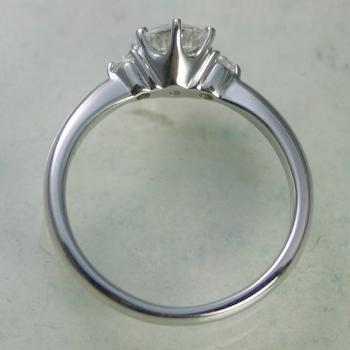 婚約指輪 ダイヤモンド 0.4カラット プラチナ 鑑定書付 0.428ct D