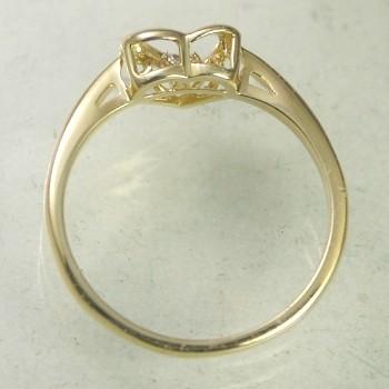 ダンシングストーン ダイヤモンド リング K18 0.09ct 激安 送料無料 