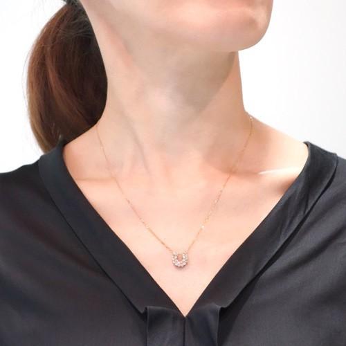 ダイヤモンド ネックレス K18ピンクゴールド 0.50ct : J ダイヤモンド ネックレス K18ピンクゴールド 0.50ct : J