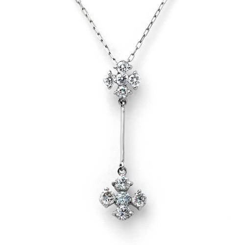 ダイヤモンド ネックレス K18ホワイトゴールド 0.50ct | 当店