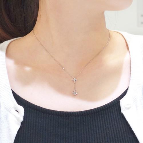 ダイヤモンド ネックレス K18ホワイトゴールド 0.50ct | 当店
