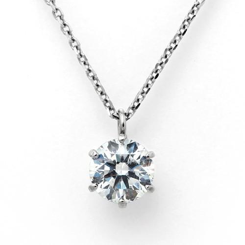 ダイヤモンド ネックレス 一粒 プラチナ 0.3ｃｔ 鑑定書付 0.322ct　Dカラー SI2クラス EXカット CGL