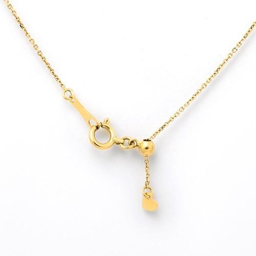 ダイヤモンド ネックレス 一粒 K18 0.3ｃｔ 鑑定書付 0.342ct　Gカラー SI2クラス 3EXカット CGLの画像