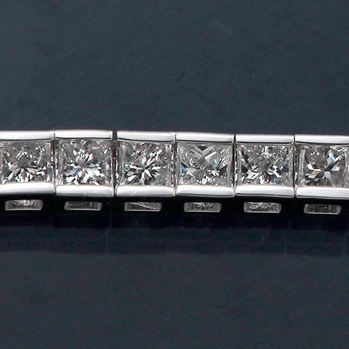ダイヤモンドテニスブレスレット ダイヤモンド ブレスレット K18WG 3.50ct 激安 送料無料｜j-jewelry｜02