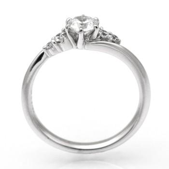 激安お買い上げ 婚約指輪 安い プラチナ ダイヤモンド リング 0.2カラット 鑑定書付 0.259ct Eカラー VVS1クラス 3EXカット H&C CGL