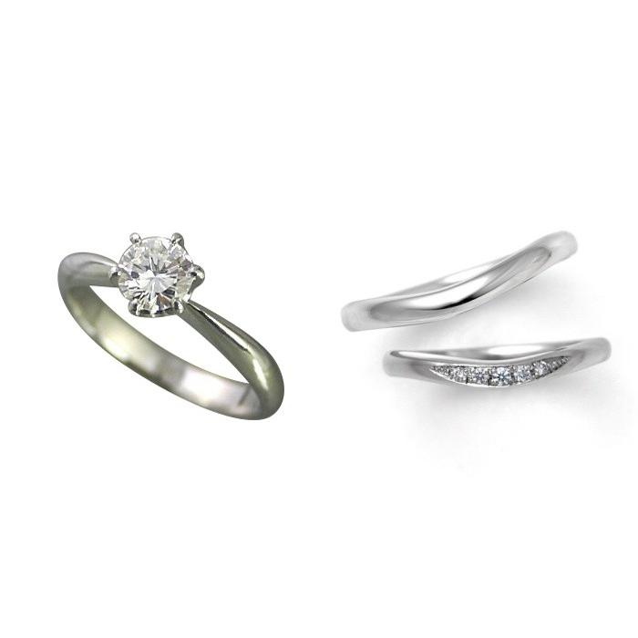 婚約指輪 安い 結婚指輪 セットリング ダイヤモンド プラチナ 0.2 ...