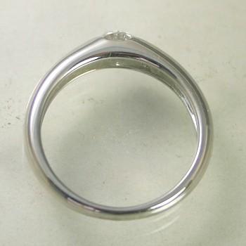 婚約指輪 安い プラチナ ダイヤモンド リング 0.2カラット 鑑定書付 0.264ct Fカラー VS2クラス 3EXカット H&C CGLの画像